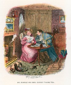 Ilustração para Oliver Twist de George Cruikshank