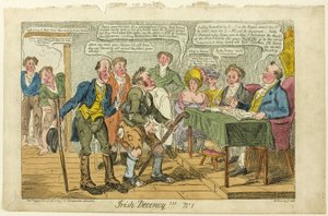 Decência irlandesa! ! ! não. 1 de George Cruikshank