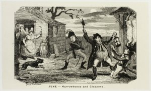 junho - Marrowbones and Cleavers from George Cruikshank