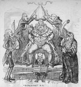 Le Roy quer isso! GR, c1820. de George Cruikshank