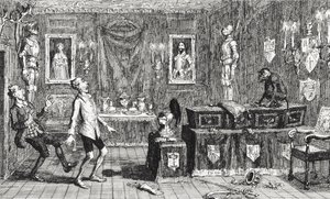 MacCallum e Hutcheon, ilustração de &39;Redgauntlet&39; por Sir Walter Scott (1771-1832) publicou 1843 de George Cruikshank