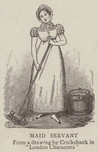 Empregada Doméstica de George Cruikshank