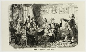 maio - Dia da Restauração das Gravuras em Aço de George Cruikshank para The Comic Almanacks: 1835-1853 de George Cruikshank