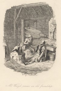 O Sr. Weazel reatou uma velha amizade de George Cruikshank