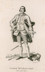 Retrato de James McLean (o herói das senhoras) de George Cruikshank