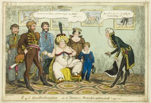 Condescendência Real de George Cruikshank