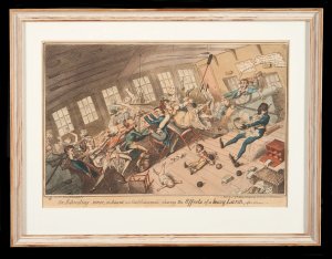 Salão em movimento de George Cruikshank