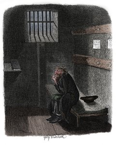 Cena de Oliver Twist, de Charles Dickens, 1837