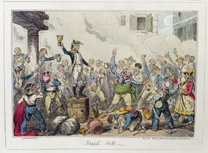 Scud Hill, publicado por James Robins und Co., em outubro de 1825 (gravura colorida) de George Cruikshank