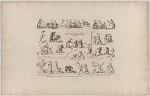 Algumas das Brincadeiras da Grande Exposição, 1851., 1851. de George Cruikshank