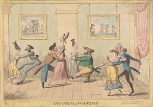 Espécimes de Waltzing de George Cruikshank