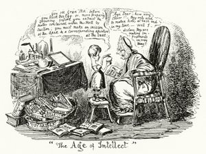 A Era da Intellect (gravura) de George Cruikshank