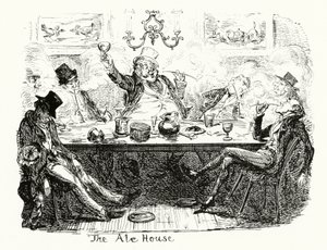 A Casa da Ale (gravura) de George Cruikshank