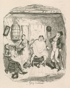 A barbearia de George Cruikshank