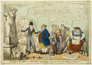 Os mármores de Elgin! de George Cruikshank