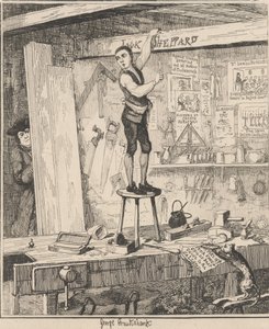 O nome nas vigas de George Cruikshank