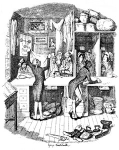 A loja de penhores, c1900 de George Cruikshank
