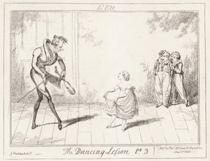 A aula de dança: L&39;ete de George Cruikshank