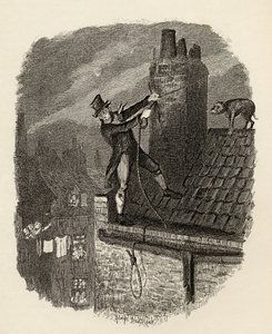 A última chance, de "As Aventuras de Oliver Twist", de Charles Dickens (1812-1870), 1838, publicado por Chapman und Hall, 1901 (gravura) de George Cruikshank