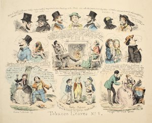 Folhas de Tabaco No. 1, pub. 1851. de George Cruikshank