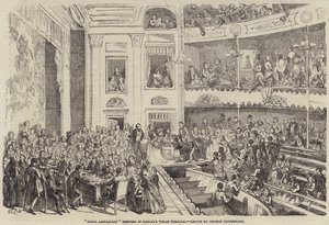 Reunião total dos abstencionistas no Sadler&39;s Wells Theatre de George Cruikshank