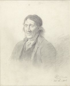 Retrato de um homem, 1805 (grafite com tinta no papel)