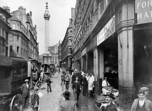 Monument Street e Monument, City of London, antes de 1933