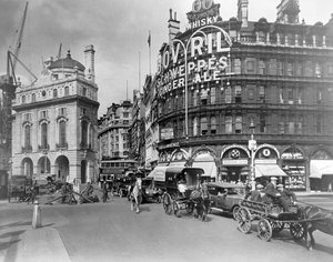 Piccadilly Circus, Cidade de Westminster, Londres, início do século XX.