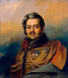 Denis Davydov, soldado russo e poeta, c1828.