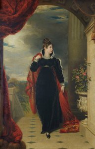 Retrato da princesa Charlotte de Gales 1796-1817, ca 1816.