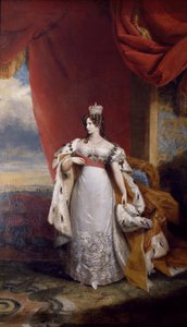 Retrato da czarina Alexandra Feodorovna da Rússia de George Dawe