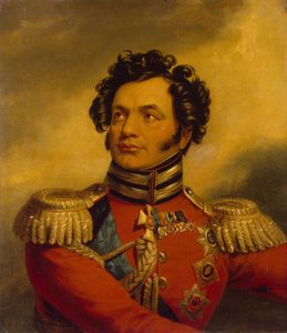 Retrato do general Fyodor Petrovich Uvarov 1773-1824, antes de 1825 de George Dawe