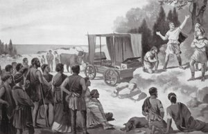 O carro de Thespis (litografia)