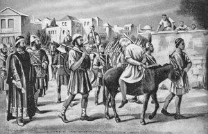 A execução do Patriarca Constantino (litografia)