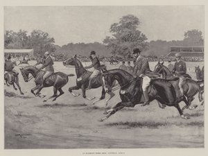 No Richmond Horse Show, sábado, 9 de junho de George Derville Rowlandson