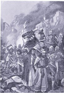 A destruição de Sidon por Esar Haddon de George Derville Rowlandson