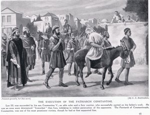 A execução do patriarca Constantino