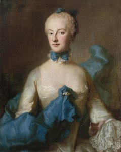 Duquesa Maria Anna Josefa da Baviera 1734-1776, Margravina de Baden-Baden, c.1750.