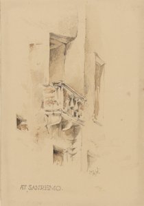Em San Remo, 3 de janeiro de 1878 (lápis e wc no papel)