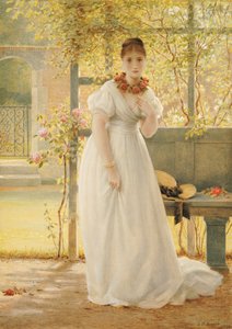 No jardim murado, 1869 de George Dunlop Leslie