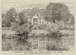 Riverside, Wallingford, casa do Sr. Leslie no Tamisa