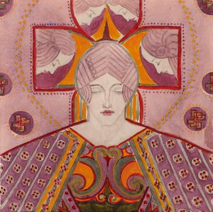 Estudo [para painel decorativo], c.1898-1901 (aguarela)