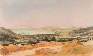 Cidade do Cabo, c.1862 (aquarela) de George E.L.S. Sanford