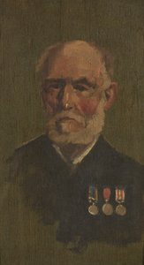 Retrato de P. Larkin de George Edmund Butler