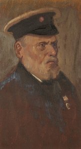 Retratos de C. Parson, R.A., c. 1920 (óleo sobre painel) de George Edmund Butler