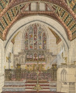 Desenho para Decoração Policromática de uma Igreja