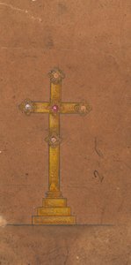 Desenhos executados para Jones e Willis, trabalhadores de metal e madeira e fabricantes de mobiliário de igrejas de Birmingham e Londres