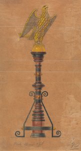 Desenhos executados para Jones e Willis, trabalhadores de metal e madeira e fabricantes de mobiliário de igrejas de Birmingham e Londres