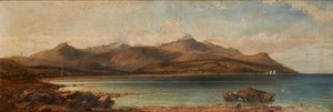 Brodick Bay, Ilha de Arran (óleo sobre tela)