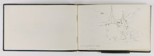 (Sketchbook) Canto do castelo de Aigle de George Elbert Burr